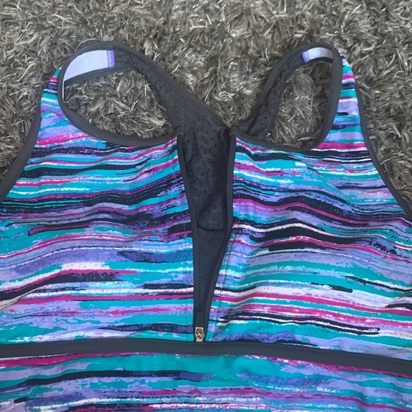 Women's 2 Pieces Tankini Set Swimsuits with Skirt Size Small - Picture 5 of 5